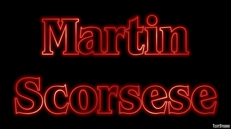 Martin Scorsese Efecto de Texto
