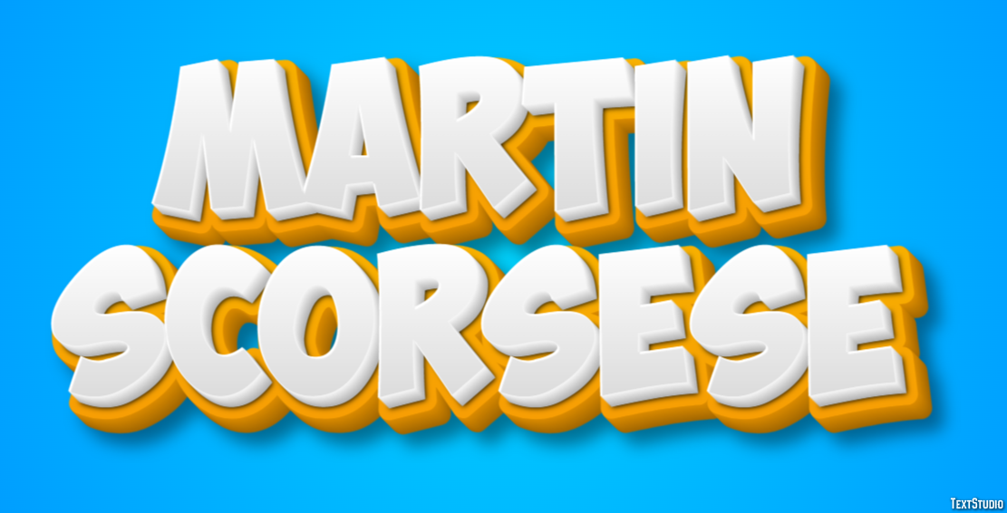 Martin Scorsese Text Effect