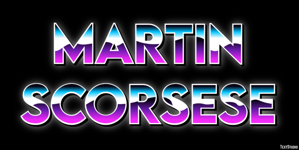 Martin Scorsese Efecto de Texto