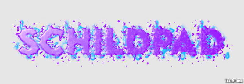Schildpad Tekst Effect