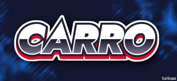 Carro テキスト効果