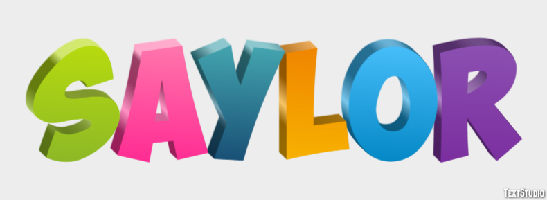 Saylor Efekt tekstowy