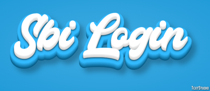 Sbi Login Efecto de texto