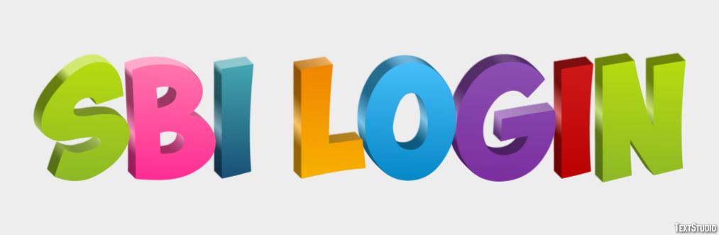 Sbi Login Efecto de texto