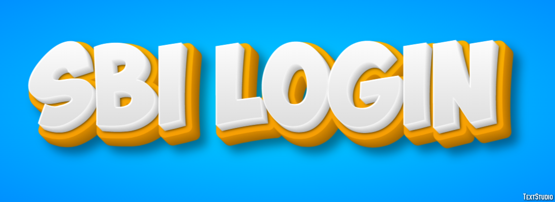 Sbi Login Efecto de texto