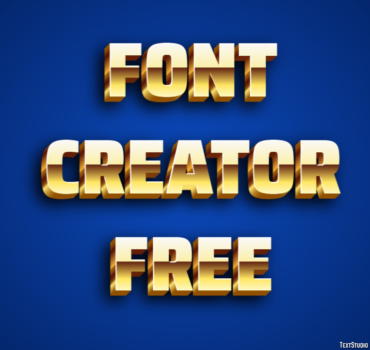 Font Creator Free Efekt tekstowy