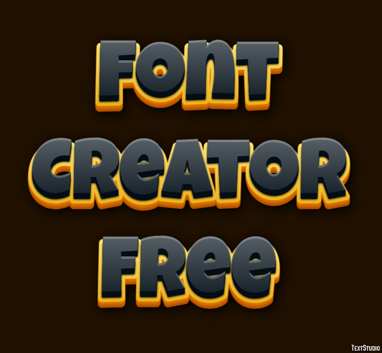 Font Creator Free Efekt tekstowy