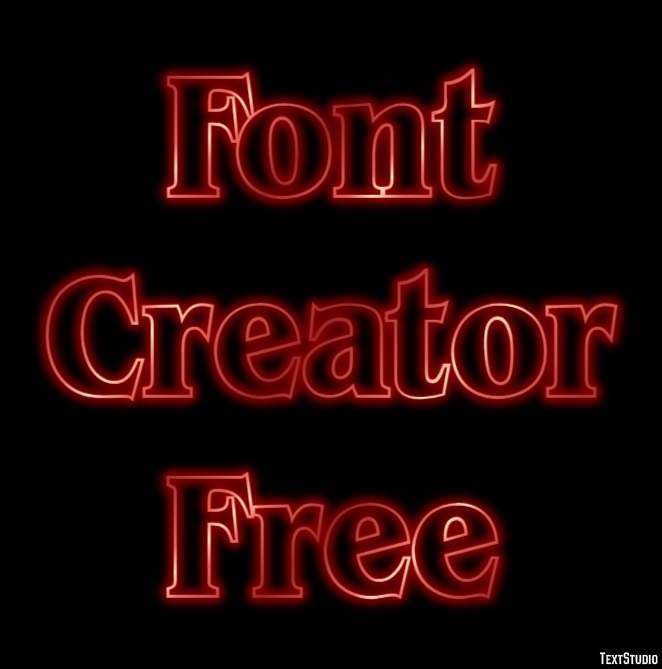 Font Creator Free テキスト効果