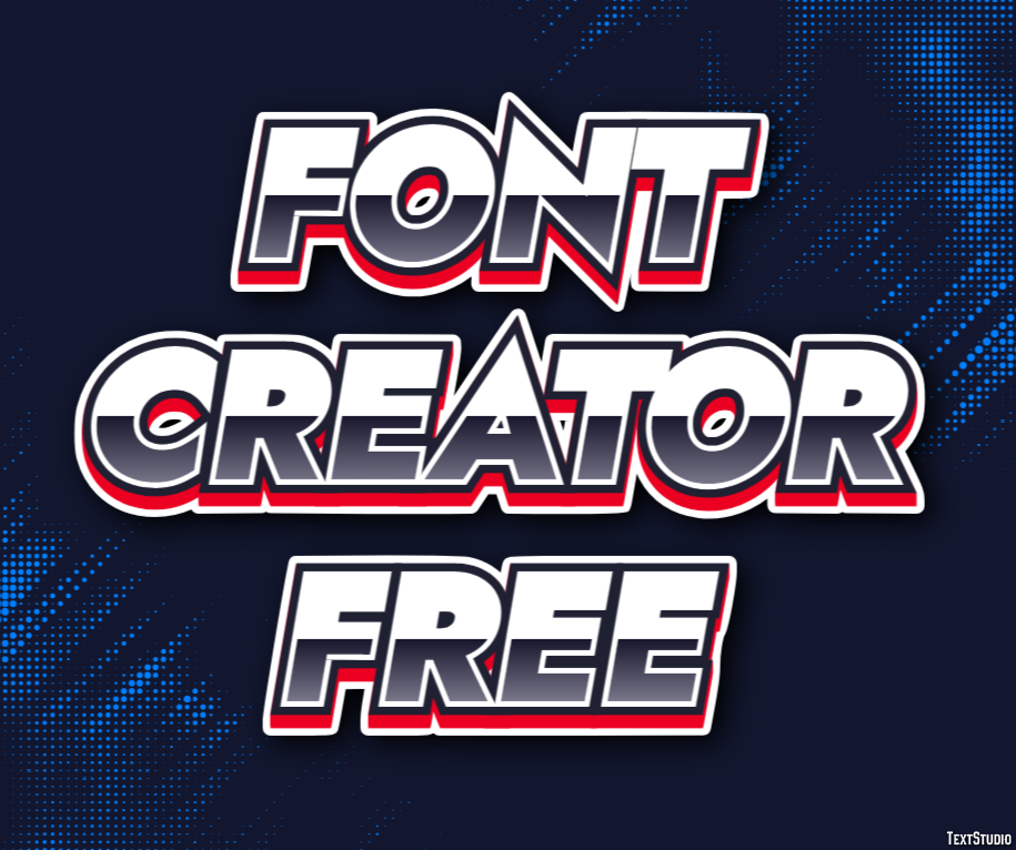 Font Creator Free Efekt tekstowy