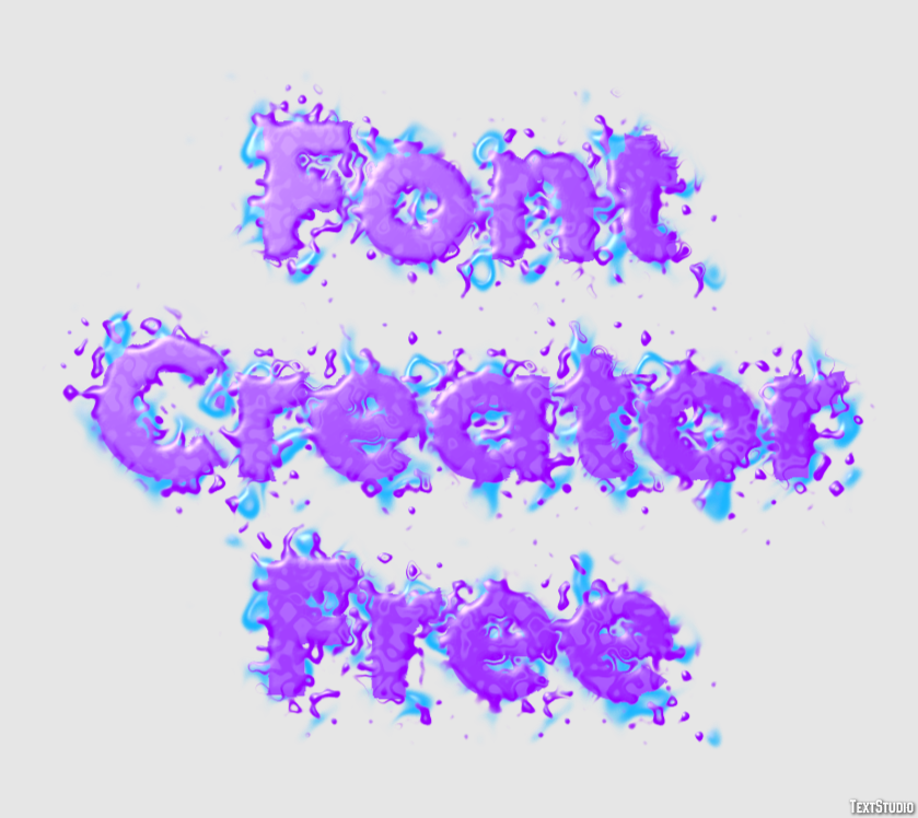 Font Creator Free Efekt tekstowy