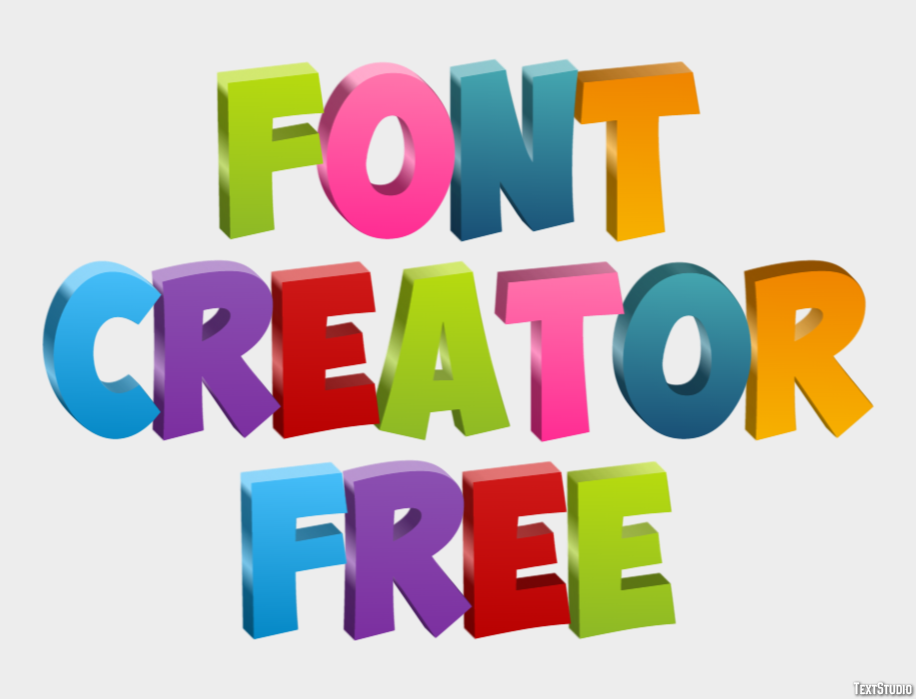 Font Creator Free Эффект текста