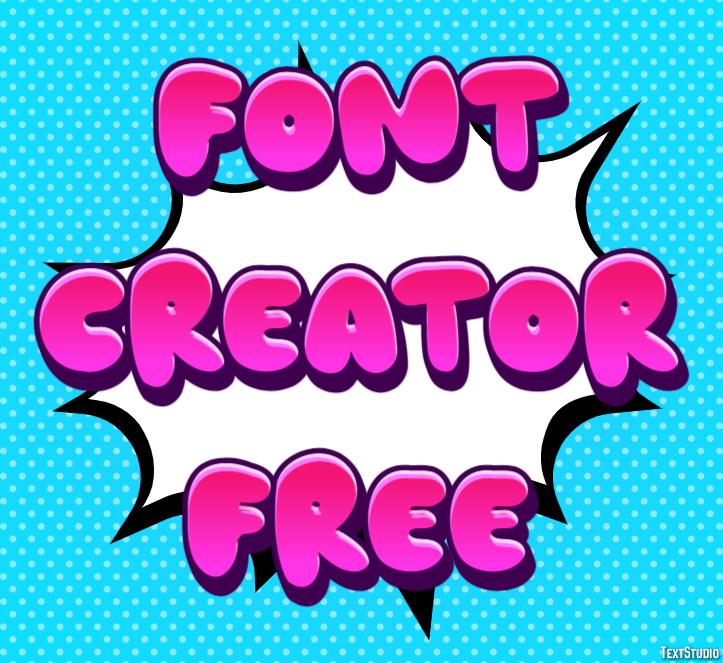Font Creator Free Efekt tekstowy