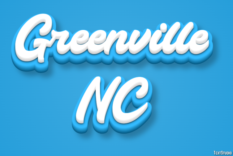Greenville NC Tekst Effect