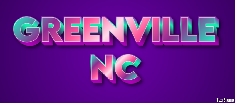 Greenville NC Effet de Texte