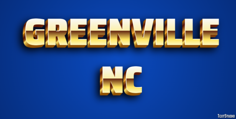 Greenville NC Efekt tekstowy