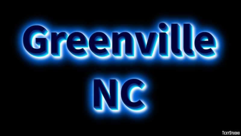 Greenville NC Efekt tekstowy