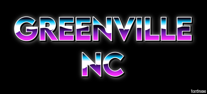 Greenville NC Efekt tekstowy