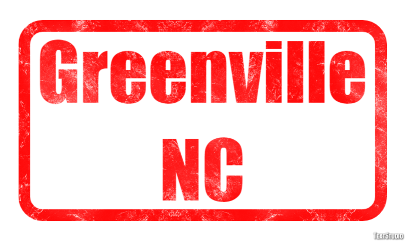 Greenville NC Efekt tekstowy