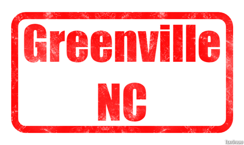 Greenville NC Efekt tekstowy