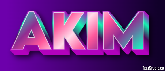 Akim Text Effect