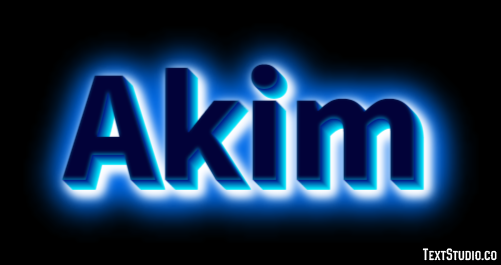 Akim Effetto testo