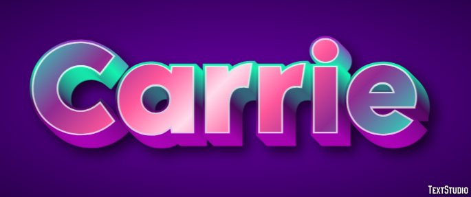 Carrie Text Effect