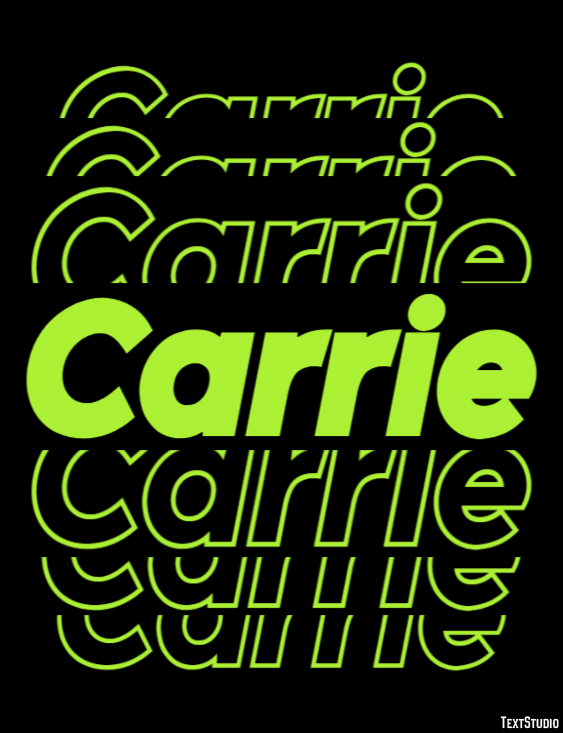 Carrie Effet de Texte
