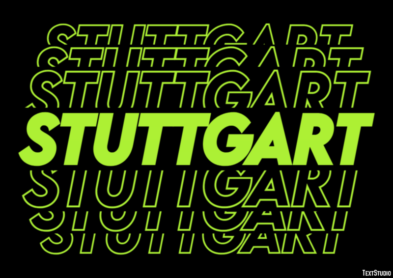 Stuttgart Efekt tekstowy