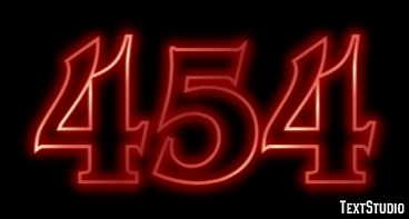 454 Text Effect