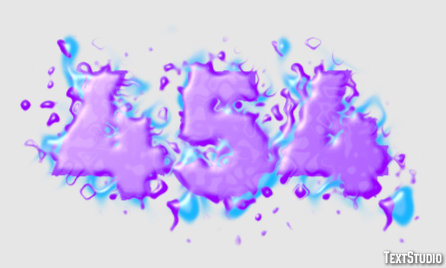 454 Text Effect