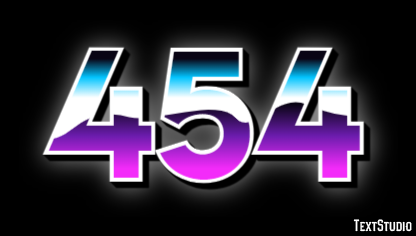 454 Text Effect