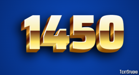 1450 Effetto testo