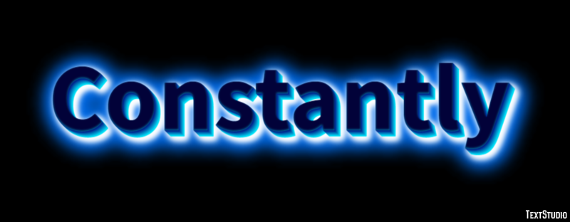 Constantly Text Effect
