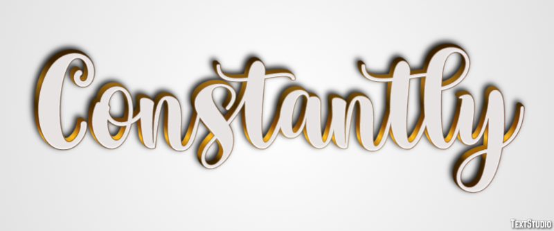 Constantly Text Effect