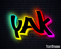 Yak Эффект текста