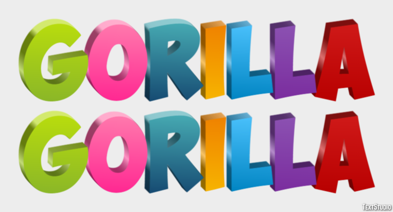 горилла gorilla Metin efekti