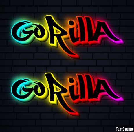 горилла gorilla Metin efekti