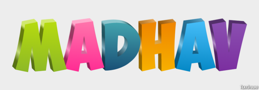 Madhav Text Effect