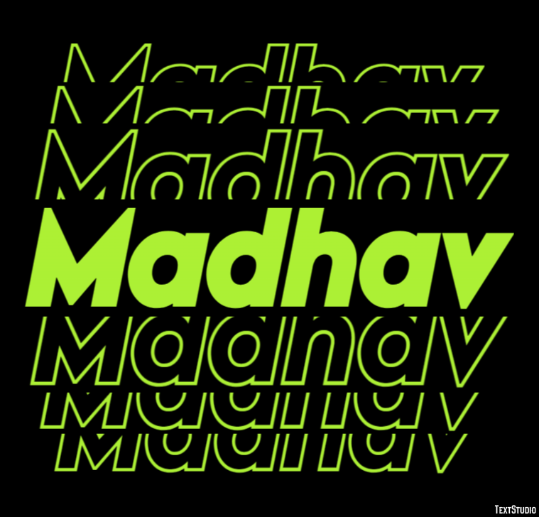 Madhav Text Effect