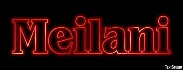 Meilani Efekt tekstowy