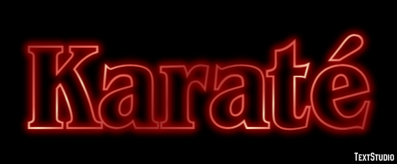 Karaté Effet de Texte