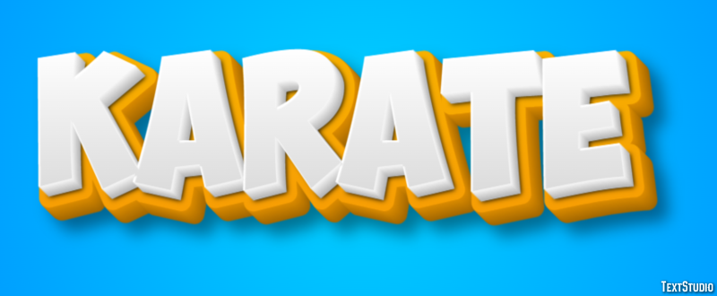Karaté Текстовый эффект