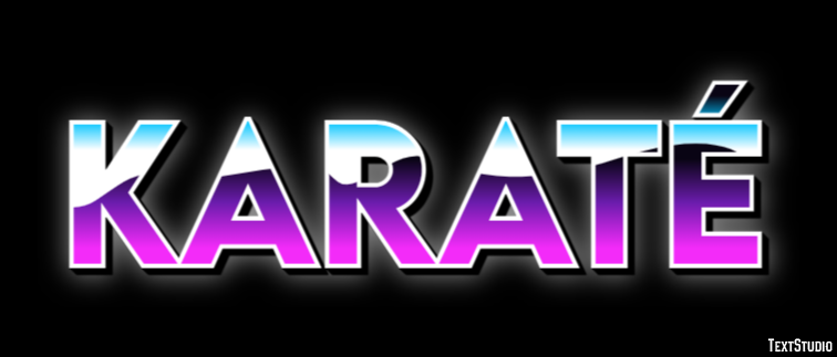 Karaté Текстовый эффект