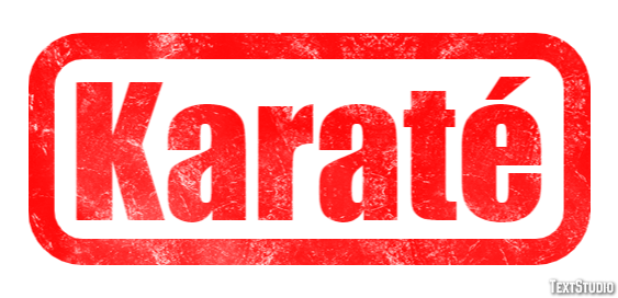 Karaté Текстовый эффект