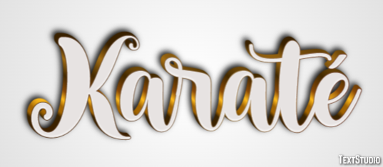 Karaté Текстовый эффект