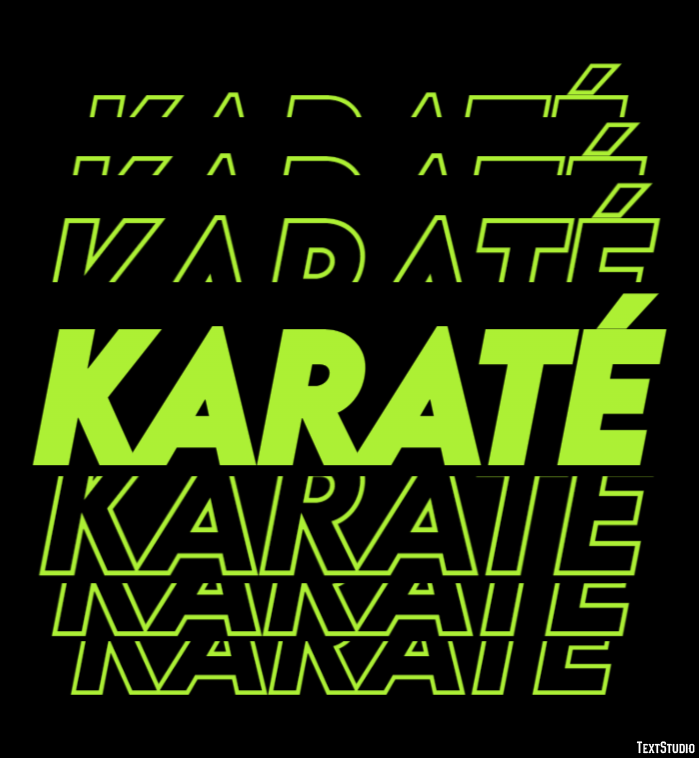 Karaté Текстовый эффект