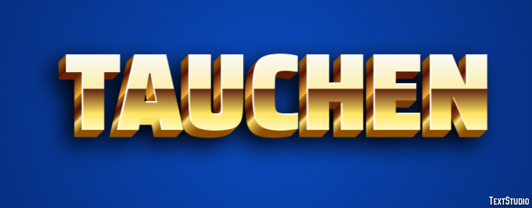 Tauchen Texteffekt