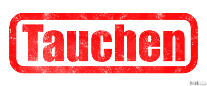 Tauchen Tekst effect