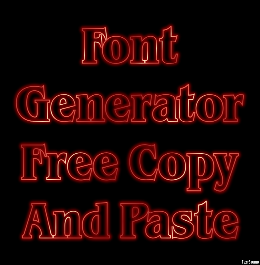Font Generator Free Copy And Paste Tekst Effect