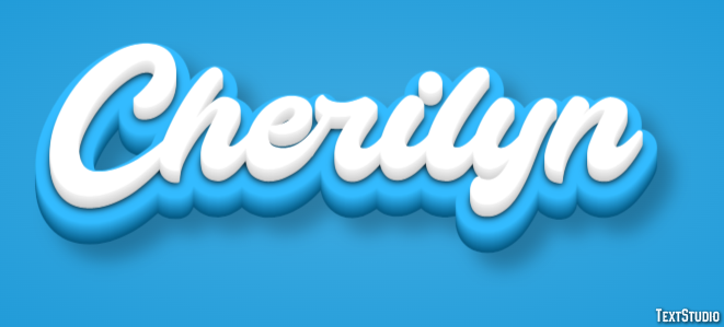 Cherilyn テキスト効果